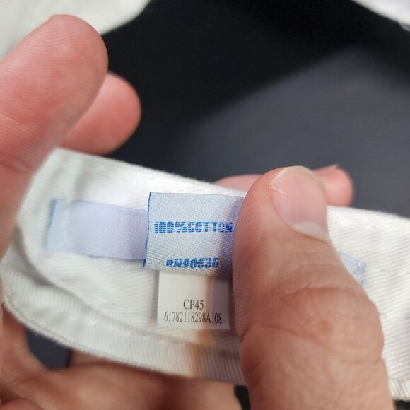 Port & Company Air Force Grandmother Sun Visor Hat Cap White Embroidered - Picture 4 of 6